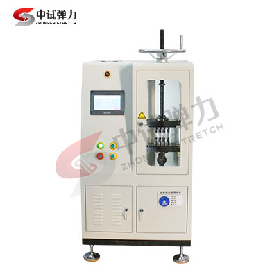 寧波某質(zhì)檢單位訂購(gòu)我司彈簧疲勞試驗(yàn)機(jī)【客戶在進(jìn)行調(diào)試】